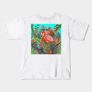 Flora and Flamingo Kids T-Shirt